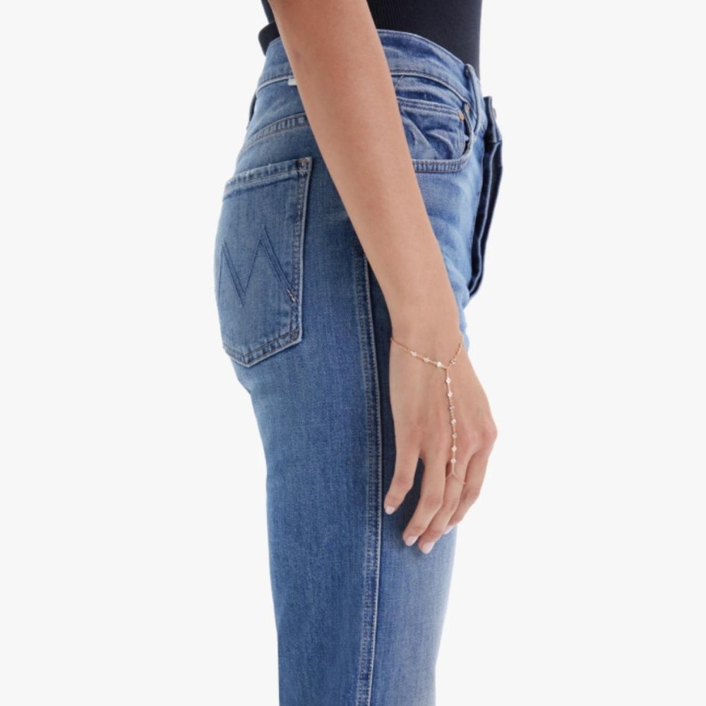 Mother High Waisted Straight Leg Jeans - only worn twice!